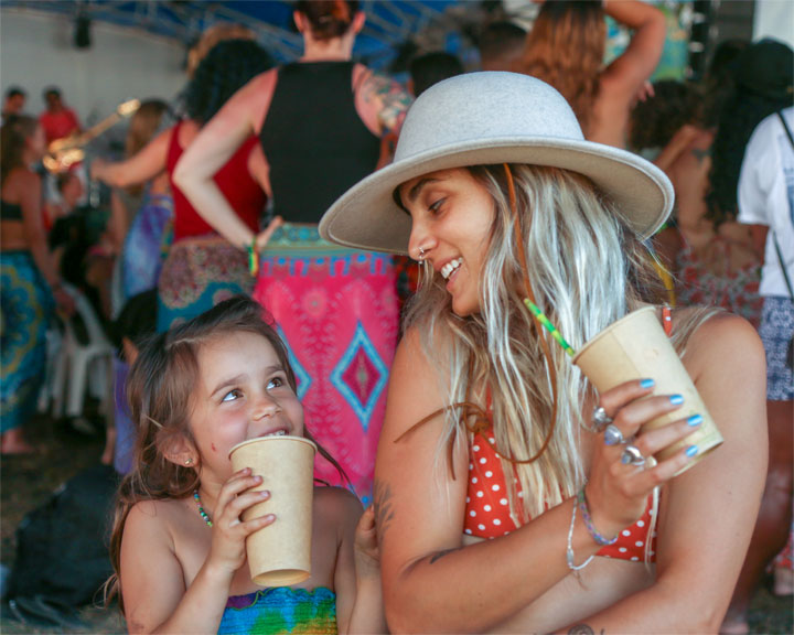 Elliott Orr Drumming Workshop at Irie Top, Island Vibe Festival 2019, Stradbroke Island