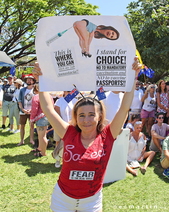 Freedom Rally, Brisbane Botanic Gardens