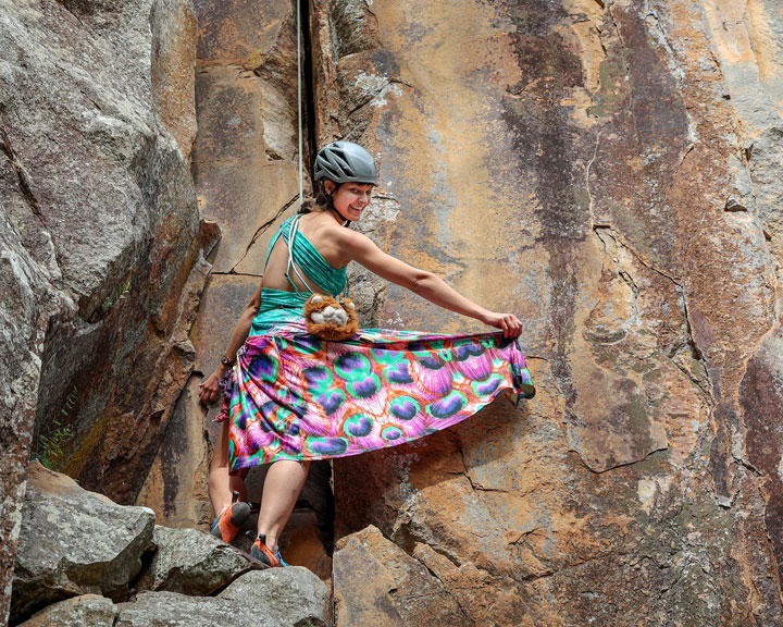 Eloise Taylor, Climbing at Frog Buttress, Do it in a Froq climbing event, Boonah