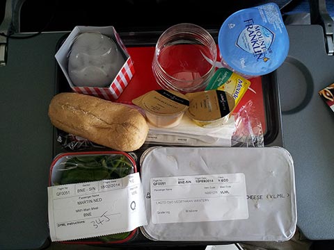 Qantas food