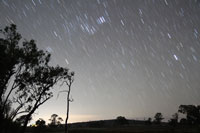 Startrails at Pittsworth