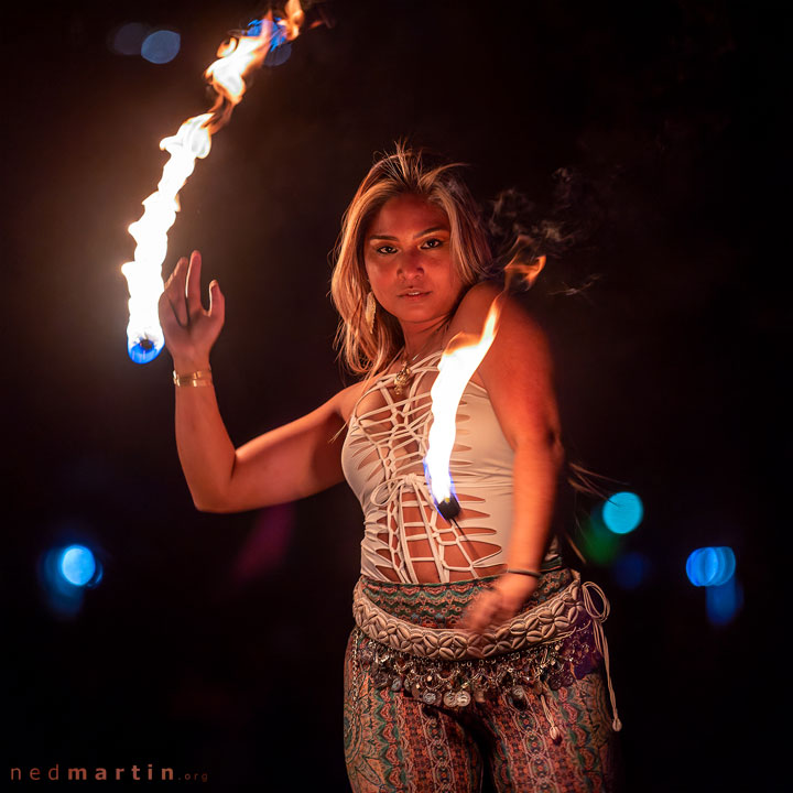 Emmanuellé Gomez, West End Fire Festival, Brisbane