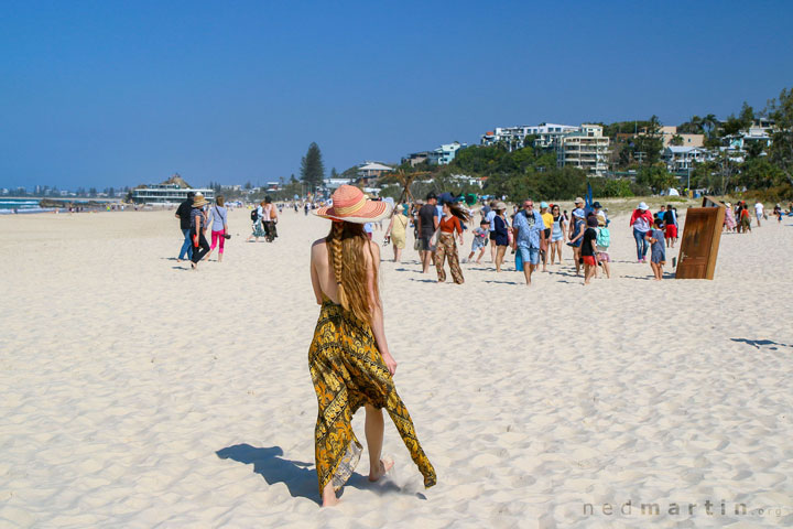 Bronwen at Swell Sculpture Festival