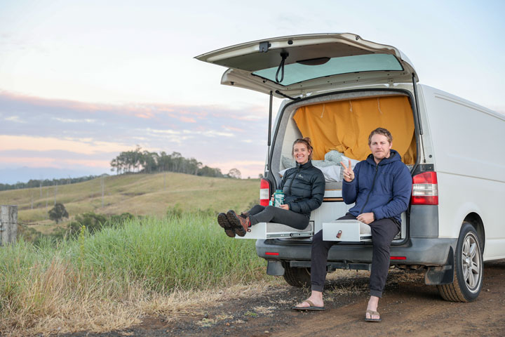 Jacqui, Camping for Do it in a Froq climbing event, Cath and Kens property, Greenhill, Boonah