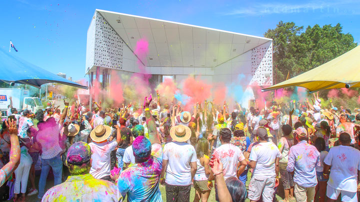 Gold Coast Colour Festival HOLI, Broadwater Parklands