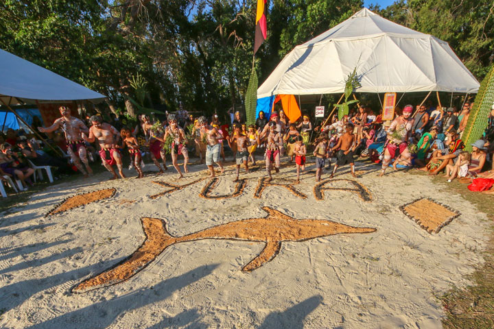 Welcome Ceremony, Island Vibe Festival 2018, Stradbroke Island