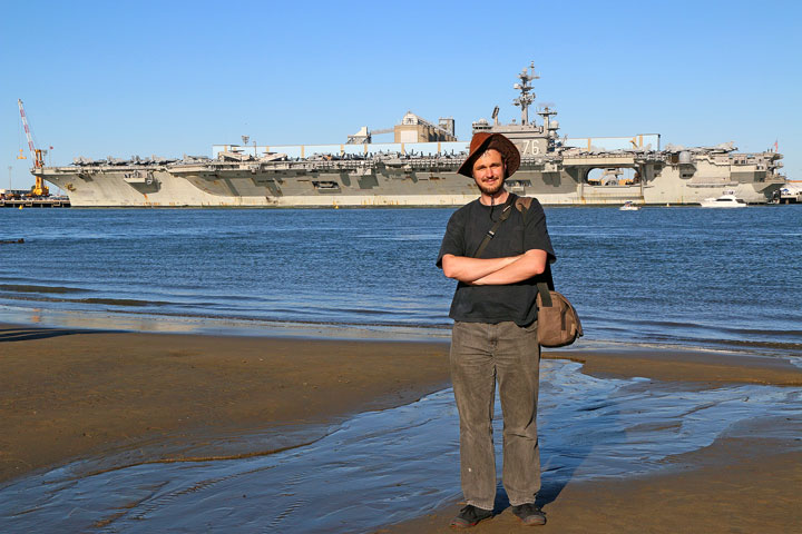 Ned, USS Ronald Reagan, Luggage Point, Brisbane