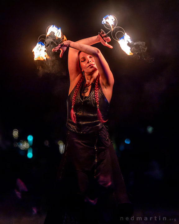 Yaolina Kay, West End Fire Festival, Brisbane