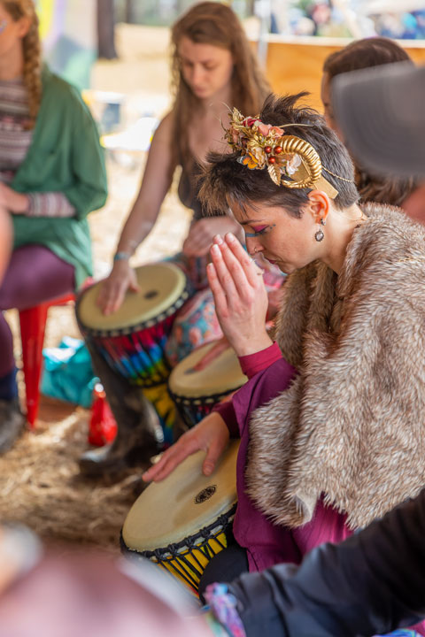 Feel the rhythm drum workshop, Jungle Love Festival 2022