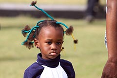 Spectacular African hairdo