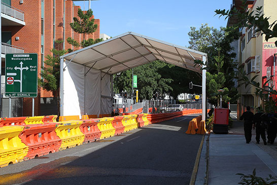 A checkpoint into South Bank