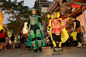 Cosplayers at Brisbane Neon Pop 2016