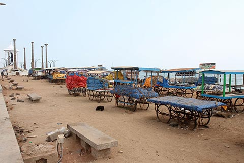 Pondicherry seashore