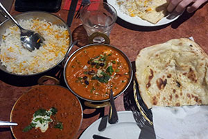 Curry from Halim’s Indian Taj