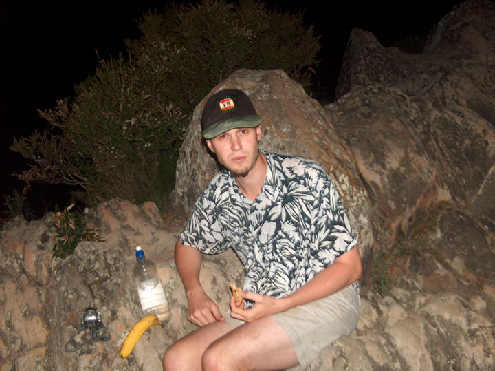 Ned, Climbing Mt Beerwah at night