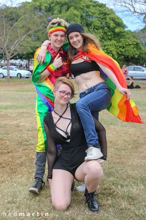 Pride Rally & March, Brunswick St, Fortitude Valley, Brisbane