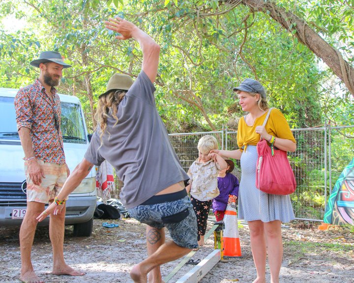 Kids Space – Balance Mastery, Island Vibe Festival 2018, Stradbroke Island