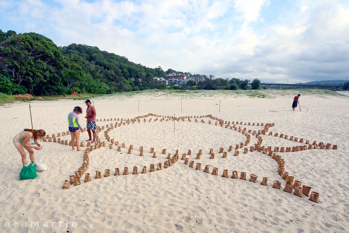 Bronwen, Cooper's Candle Installation, Currumbin Bay