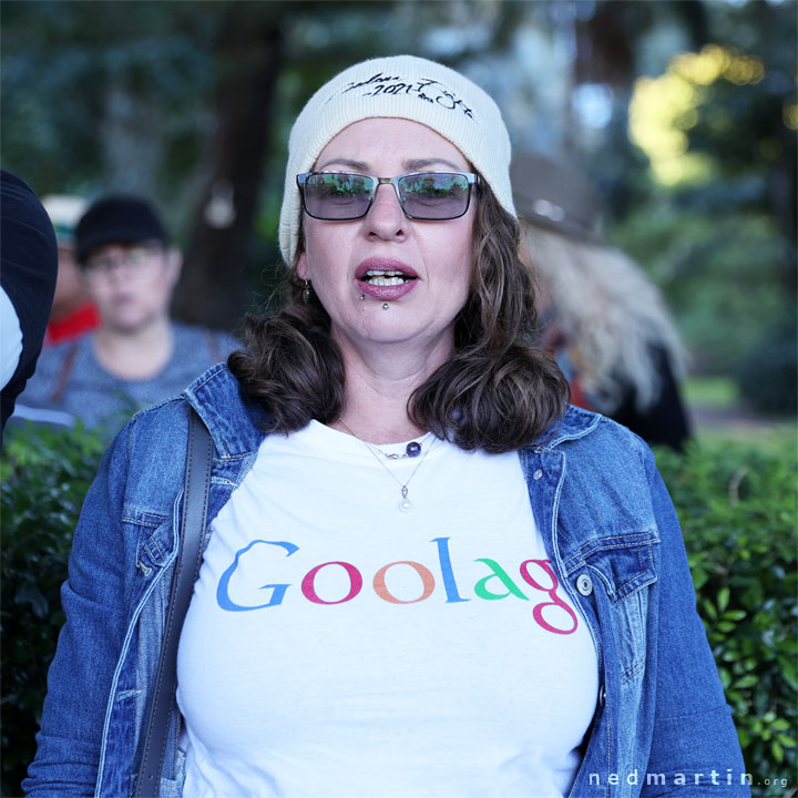 Freedom Rally, Brisbane Botanic Gardens