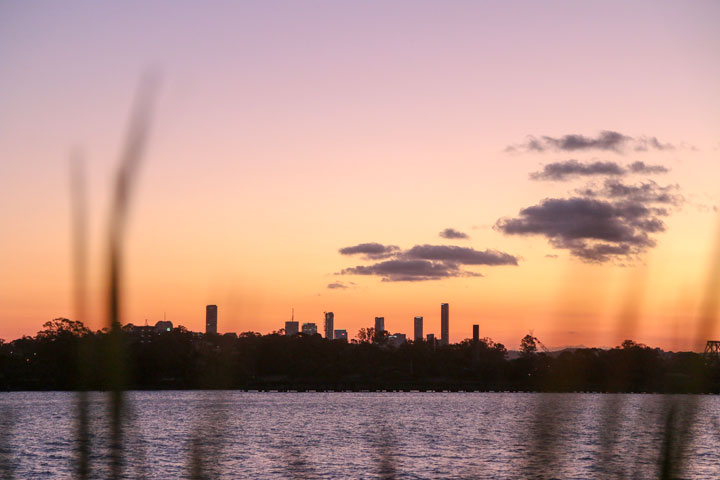 Brisbane from Hamilton