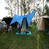 Our tent, Woodford Folk Festival