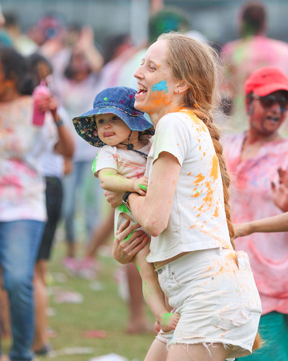 Bronwen, Chloe, Brisbane Colourfest 2024 - Festival of Colours