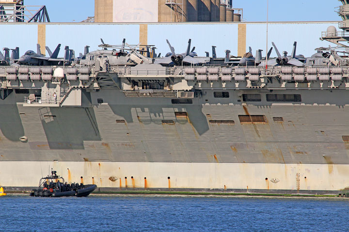 USS Ronald Reagan, Luggage Point, Brisbane
