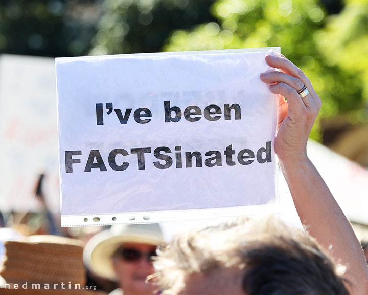 Freedom Rally, Brisbane Botanic Gardens