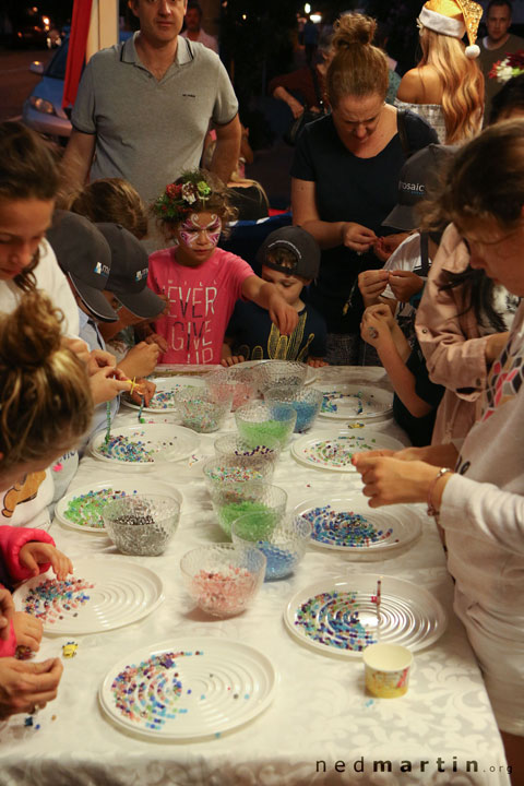 Children’s crafts at the Paddington Christmas Fair