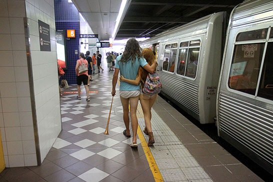 Brisbane “No Pants Subway Ride”