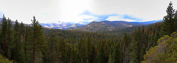 Looking over Yosemite