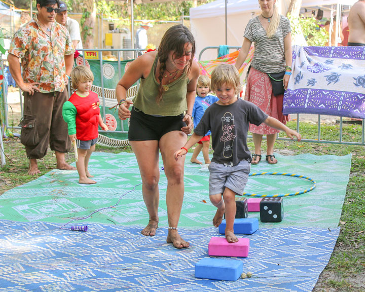 Kids Space – Yoga Storytelling, Island Vibe Festival 2018, Stradbroke Island