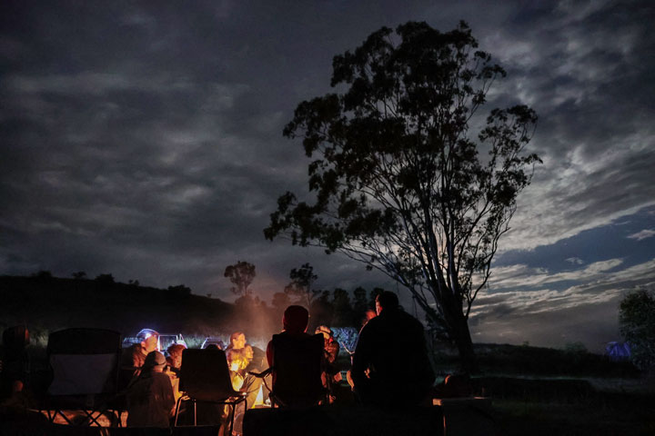 Camping for Do it in a Froq climbing event, Cath and Kens property, Greenhill, Boonah