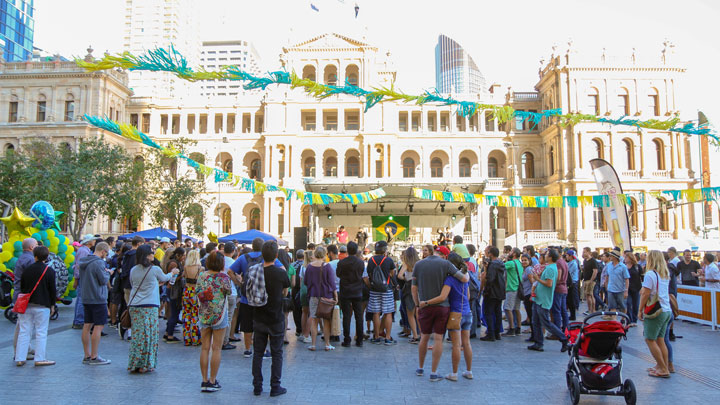 Brazilian Independence Day, Reddacliff Place, Brisbane