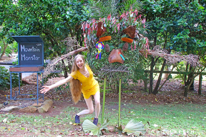 Bronwen at the Tamborine Mountain Scarecrow Festival