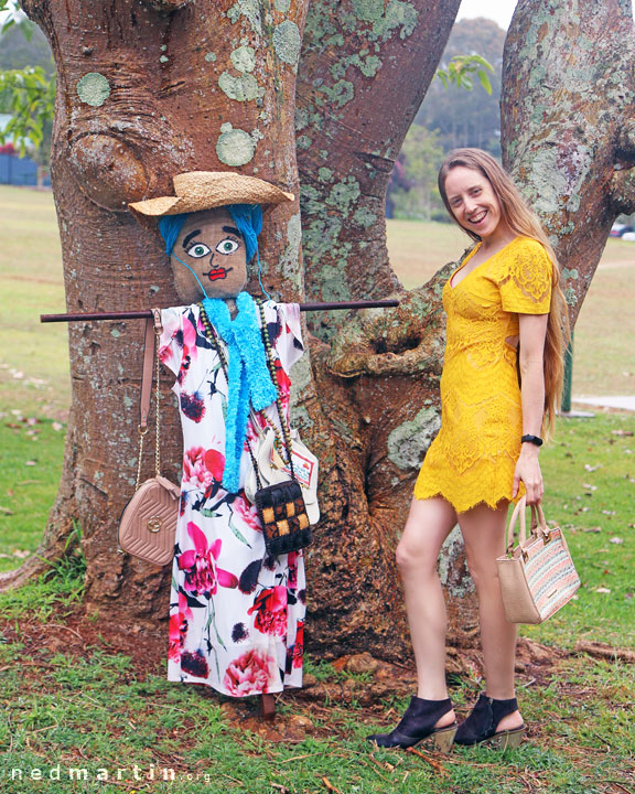 Bronwen at the Tamborine Mountain Scarecrow Festival