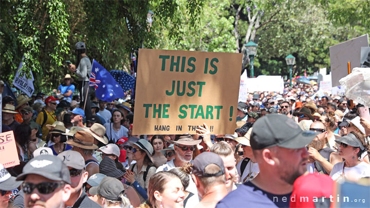 Freedom Rally, Brisbane