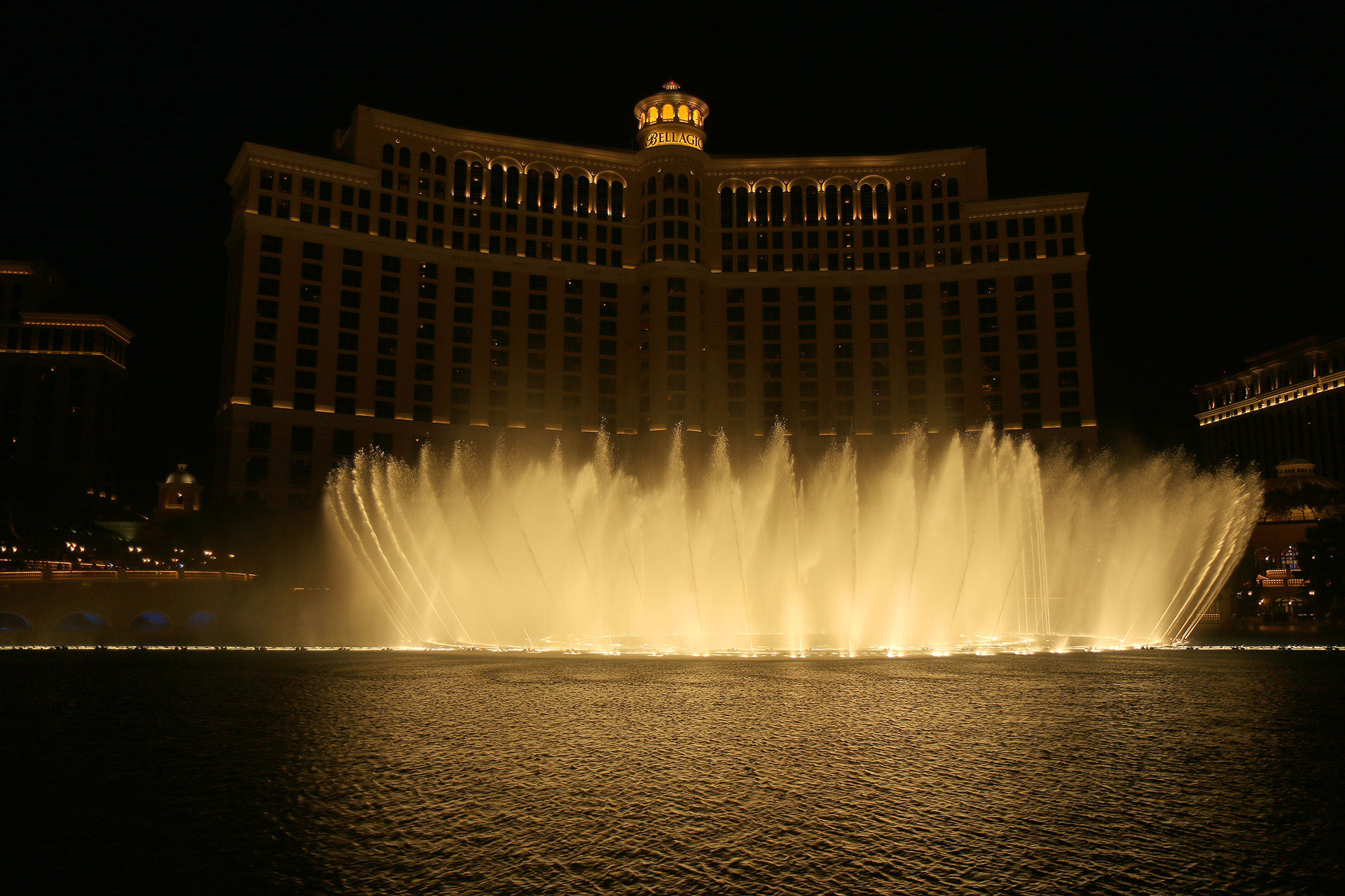 The Bellagio’s nighttime show, Las Vegas