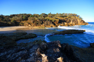 A cove near Main Beach