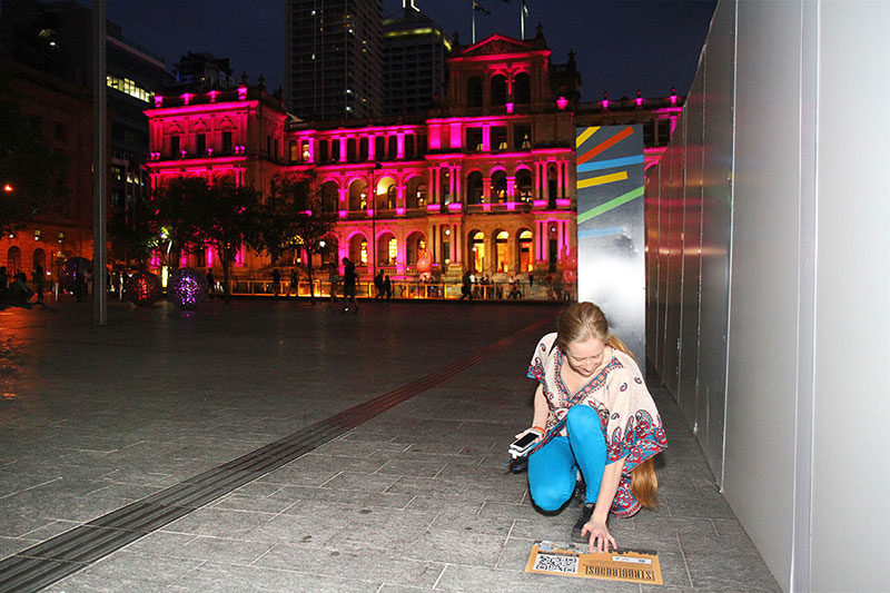 Bronwen at the 2014 Street Reads Start – Reddacliff Place