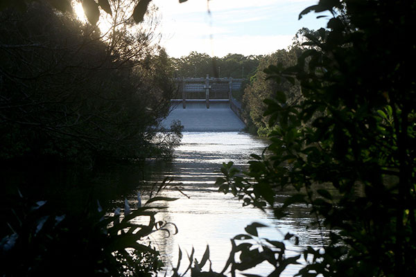 Leslie Harrison Dam at the Tingalpa Reservoir