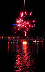 Fireworks at South Bank