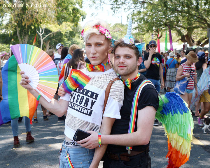 Brisbane Pride March, Brunswick St, Fortitude Valley