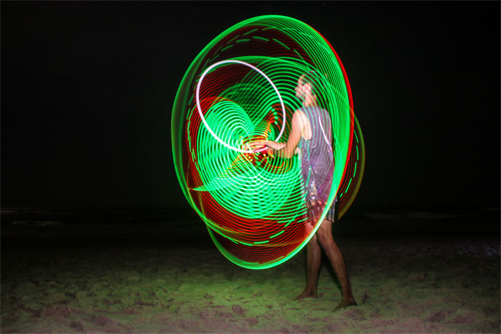 Burleigh Bongos and Fire Twirling