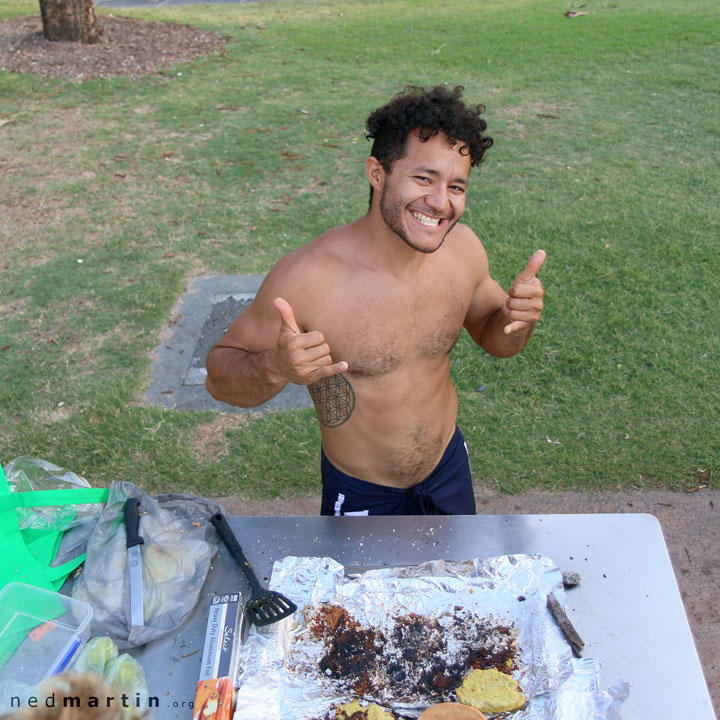 Josh BG at Rainbow Bay