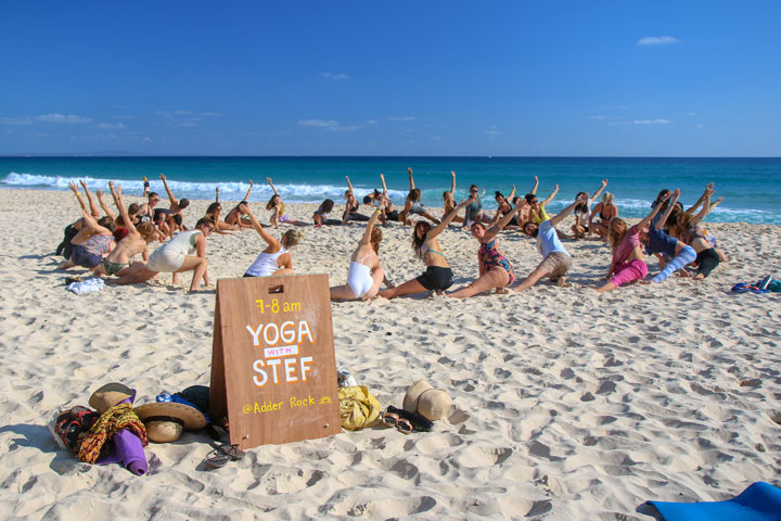 Yoga with Stef, Island Vibe Festival 2018, Stradbroke Island