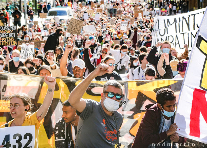 Stop Black Deaths in Custody Protest, Brisbane