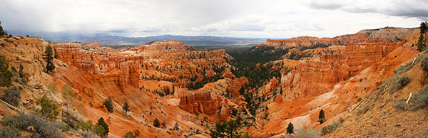 Numerous “hoodoos” all over the place