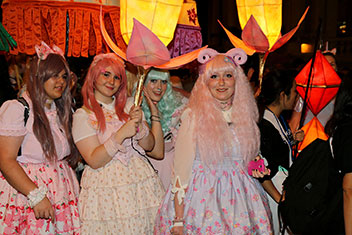 Cosplayers at Brisbane Neon Pop 2016