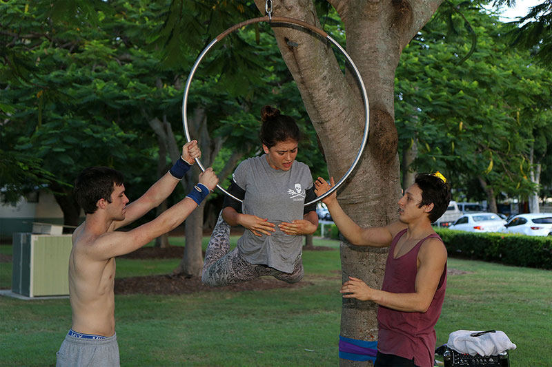 Chillin’ in the hoop